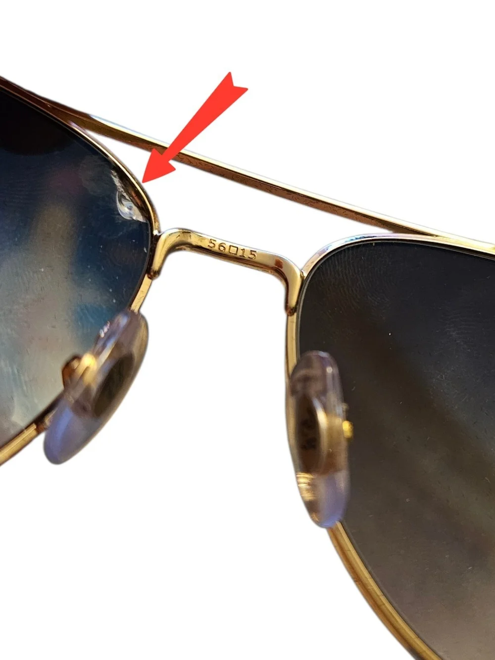 Ray-Ban 3683 in Polished Arista Gold Aviator Sunglasses - Unisex 56-15-135